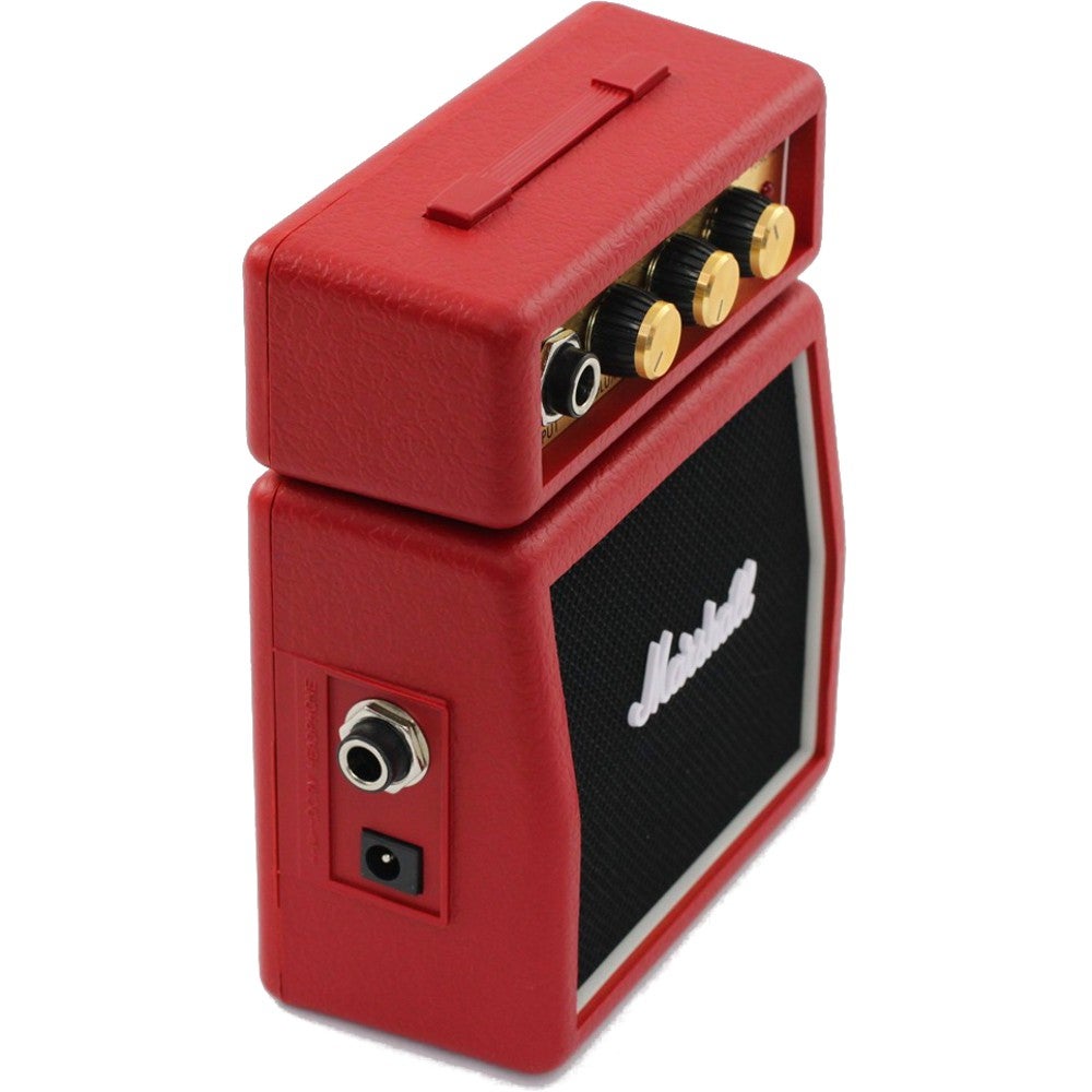 Marshall MS-2R miniatuur batterij gitaarversterker red