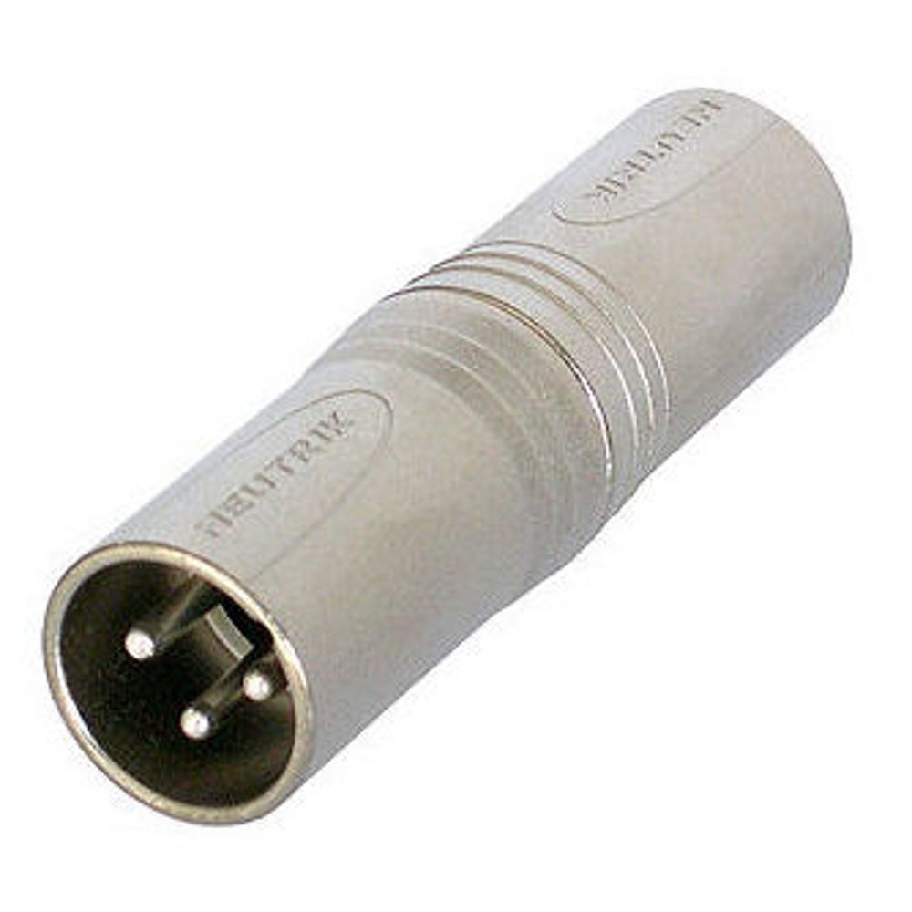 Neutrik NA3 M5M 5-pins XLR male naar 3-pins male XLR adapter