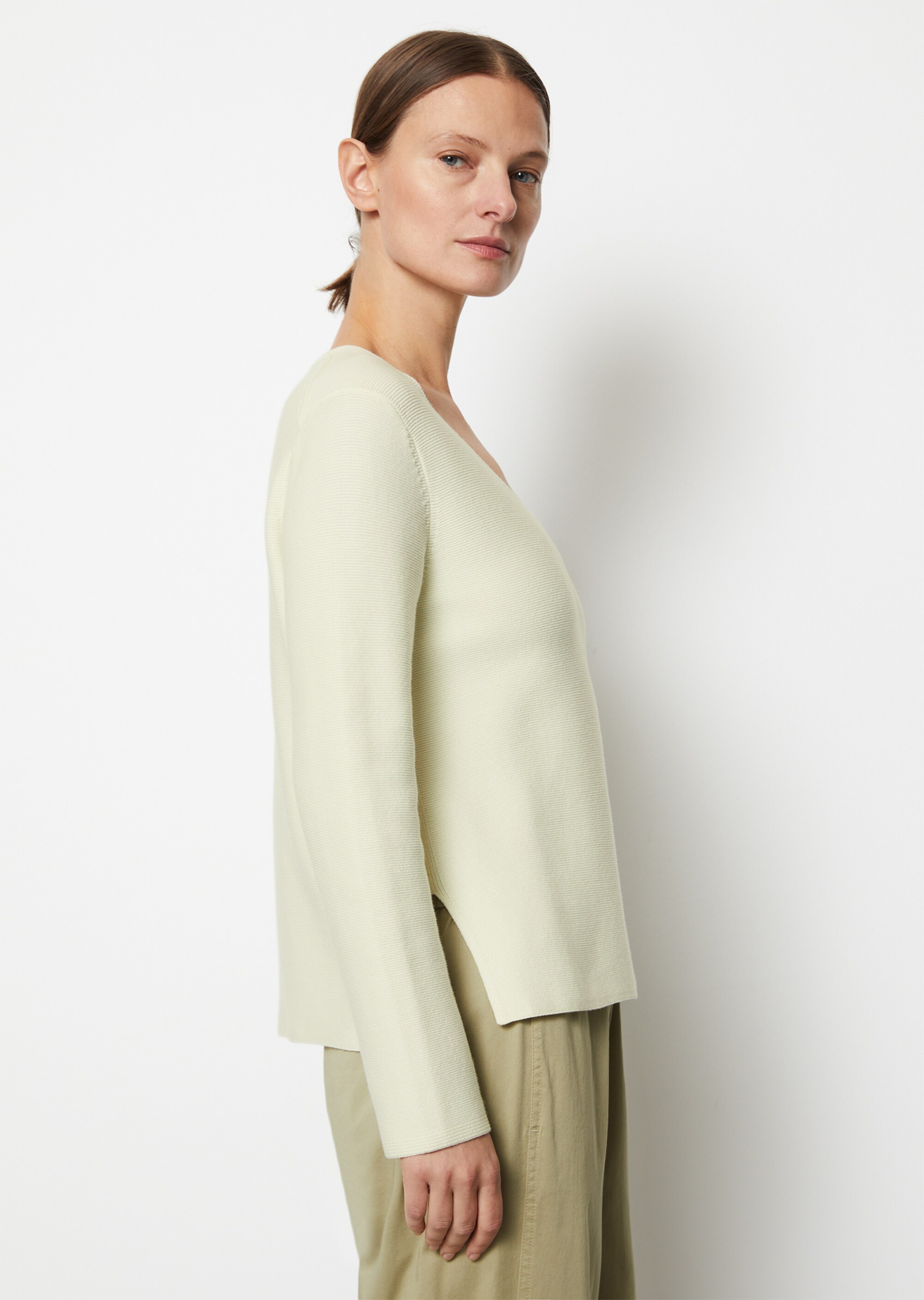 V-Neck-Pullover looseaus Organic Cotton