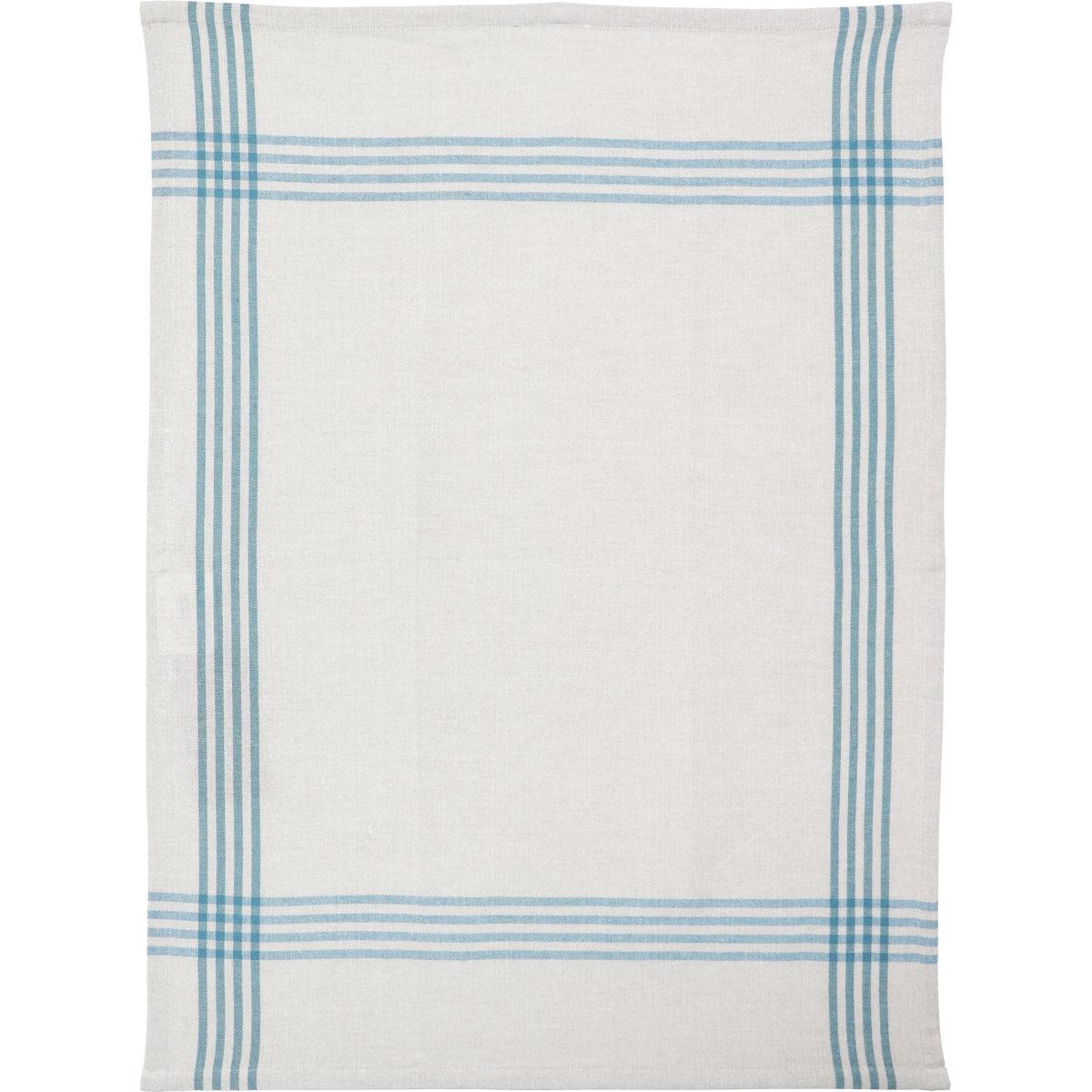 TORCHON OSCAR 50X70CM COTON POLYESTER TURQUOISE