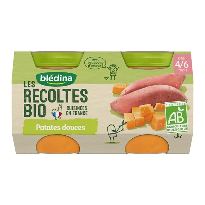 Les Récoltes Bio - Patates douces - 2x130g