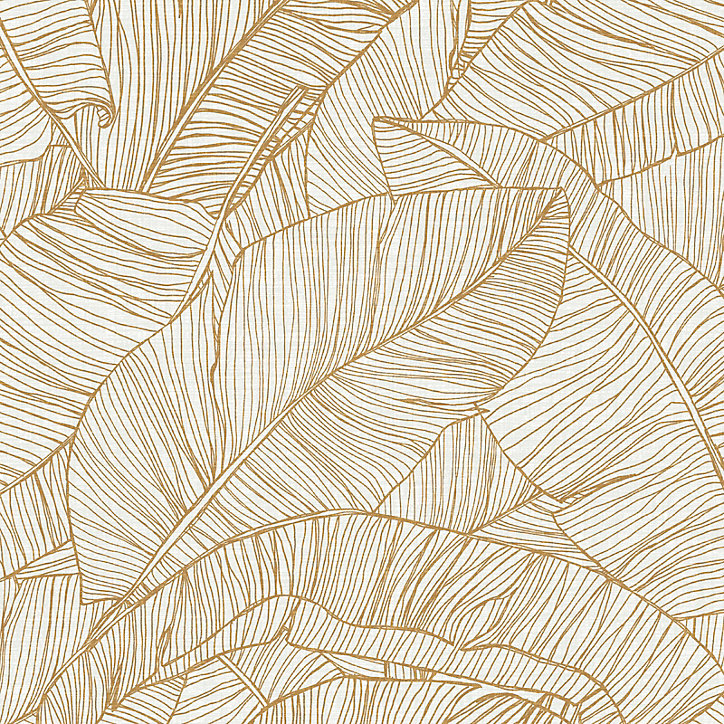 Papier peint Intissé Superfresco Easy feuillage exotique doré