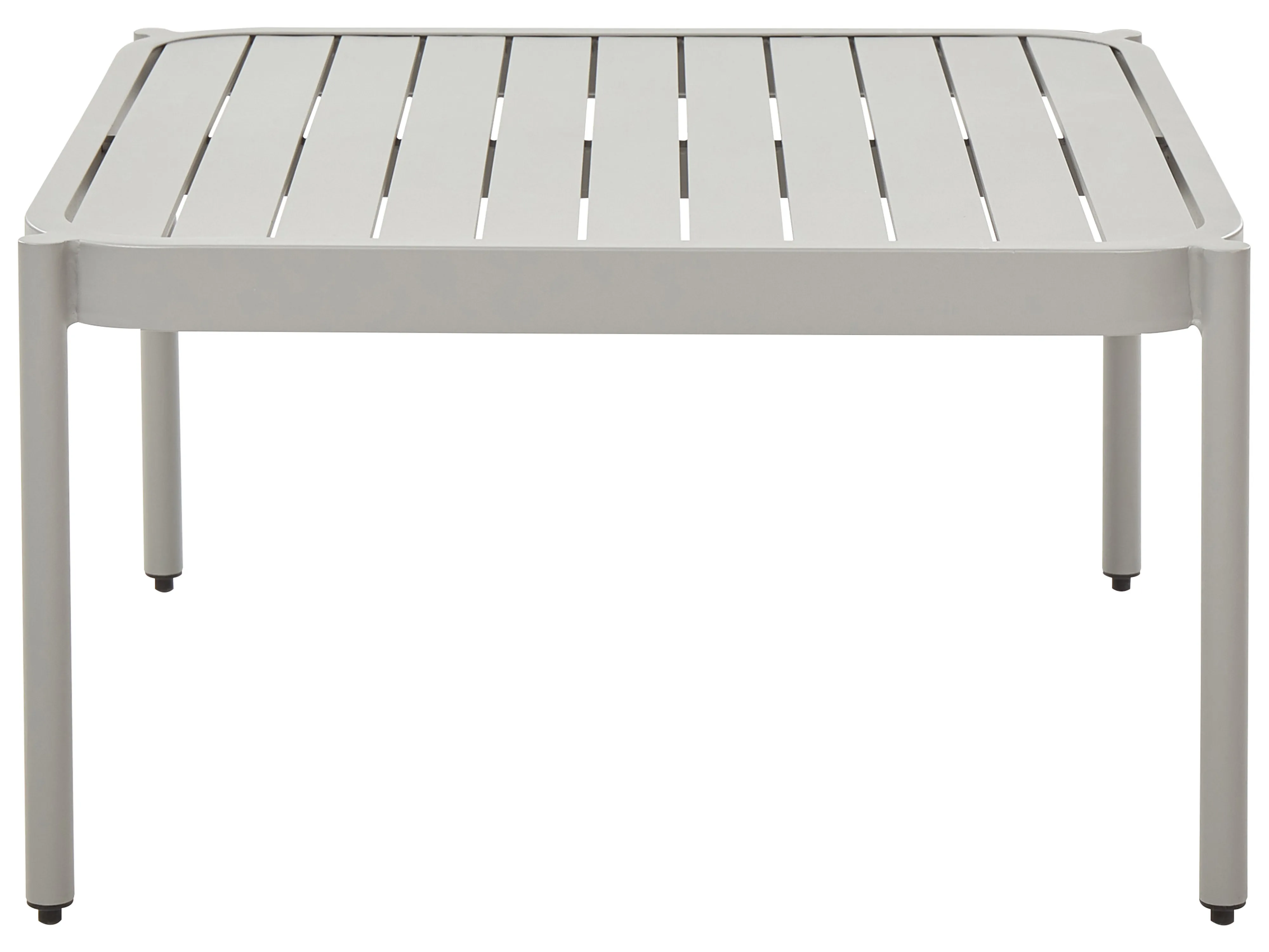 Loungeset met tafel 2-zits TERRACINA Metaal Lichtgrijs