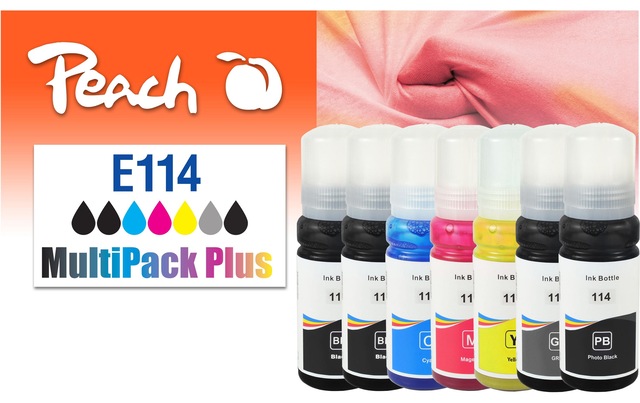 Peach Tintenpatrone »Epson CISS 114 MultiPack+ C/M/Y/G/FBK/2x BK«