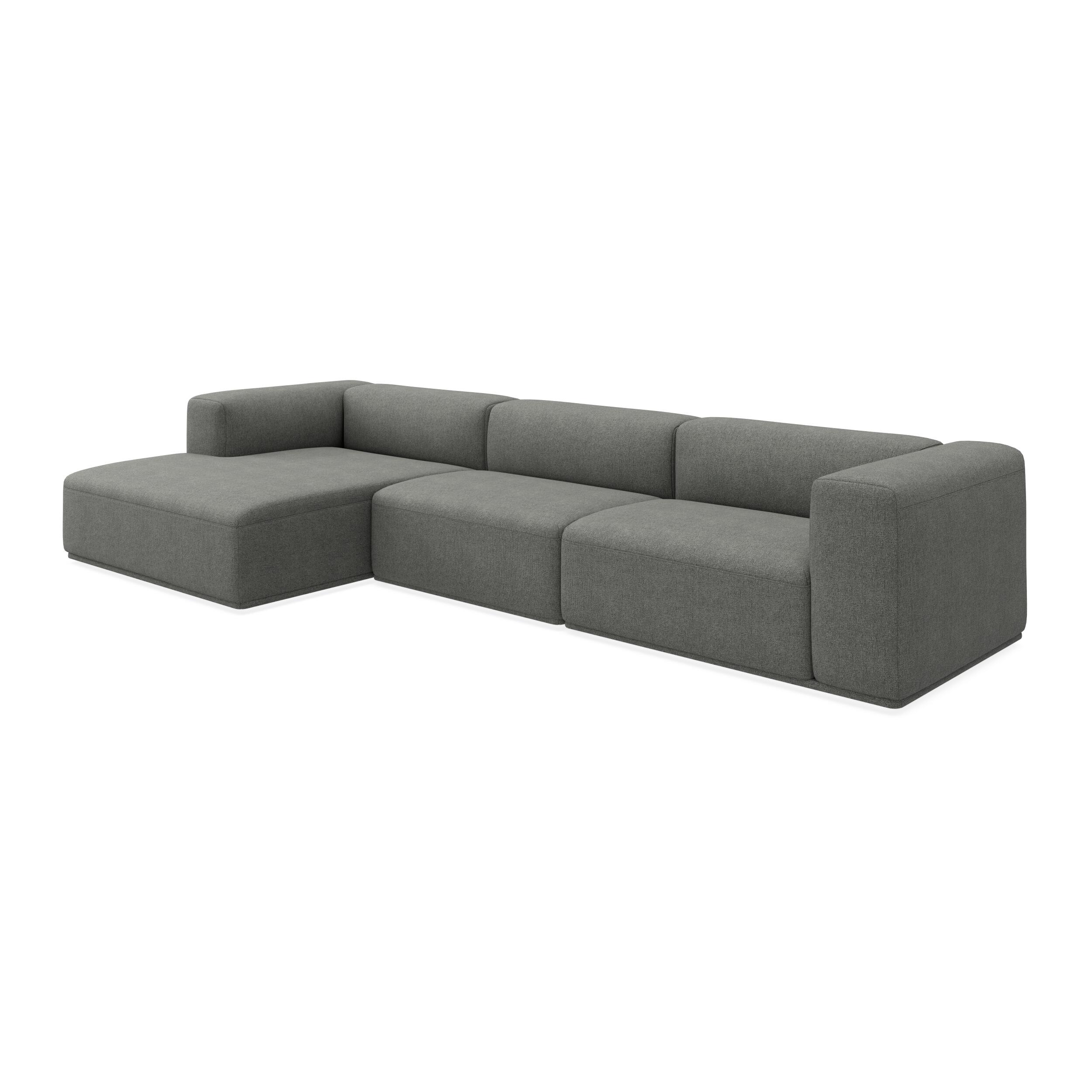 Zano 3-pers. venstrevendt sofa med chaiselong