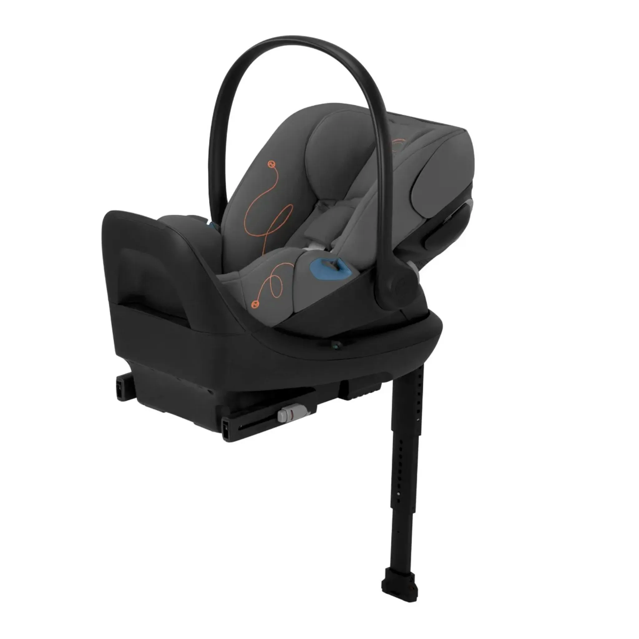 Cybex Poussette Eos + Siège d'Auto Cybex Cloud G Lux 4-35lb - Lava Gris