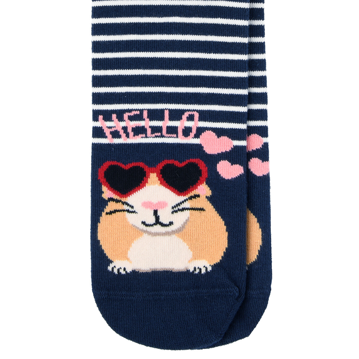 Gina Benotti 1 Paar Damen Socken mit Meerschweinchen dunkelblau