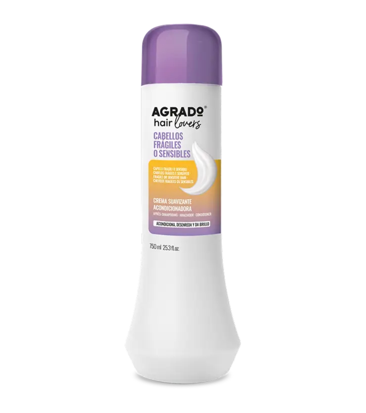 Agrado - Creme suavizante condicionador - Cabelos frágeis ou sensíveis