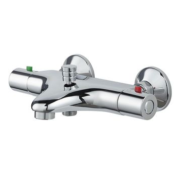 OK Thermostatische Badkraan Chroom 15 cm