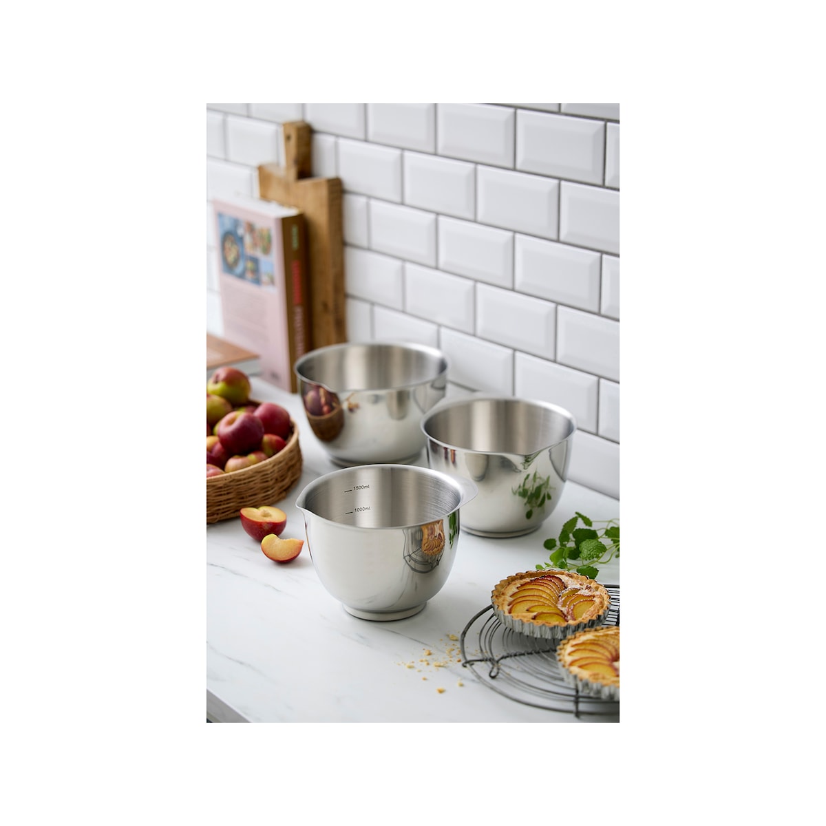 Rosti Margrethe Bowl set 2 pcs Steel