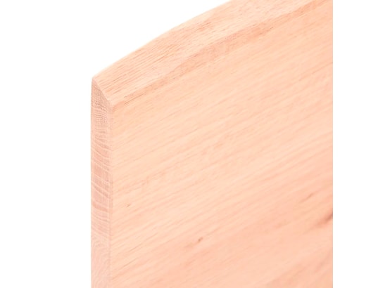 VIDAXL - Arrière de comptoir Comptoir de salle de bain 80x40x2 cm bois massif non traité