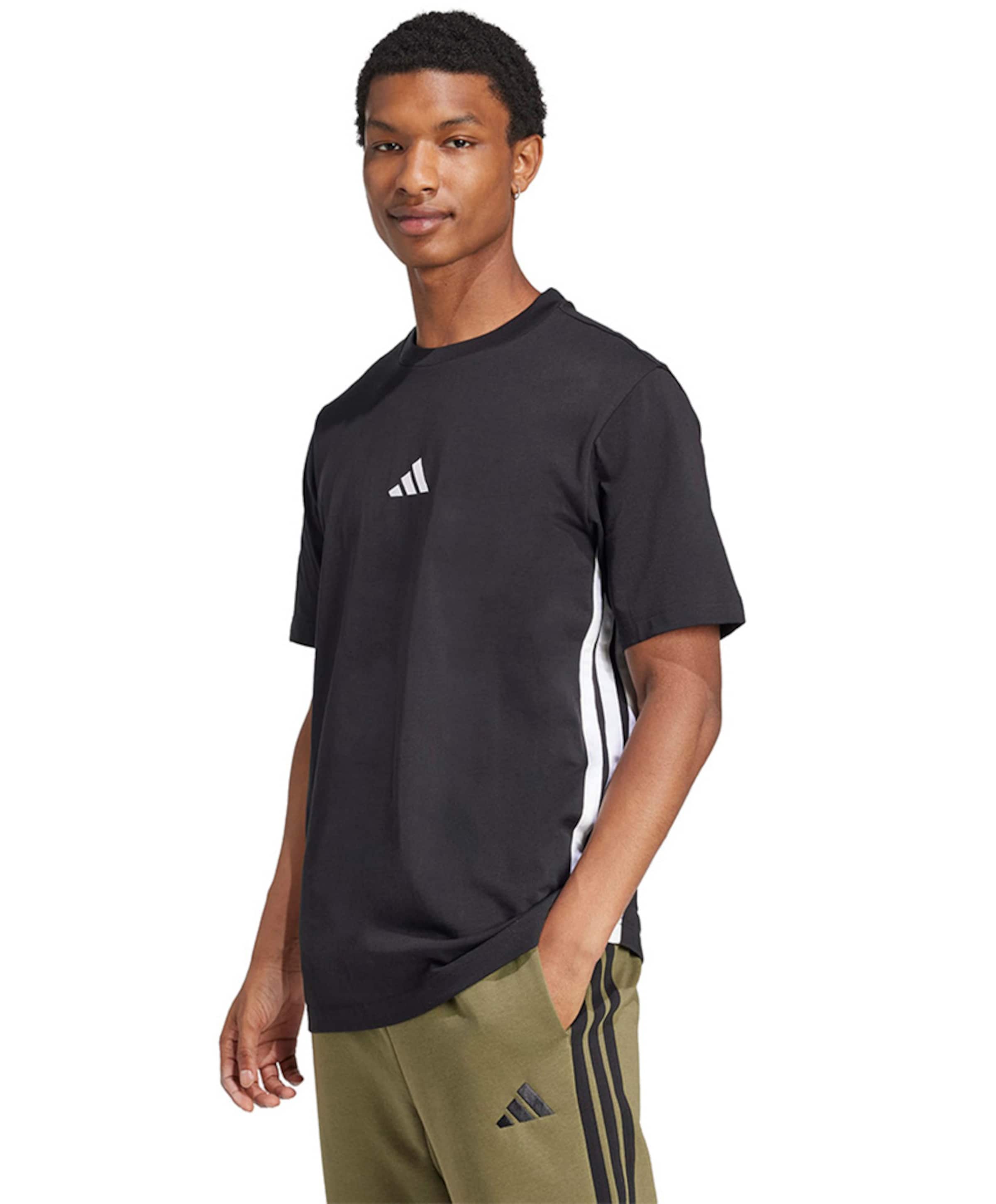 Adidas Heren t-shirt zwart
