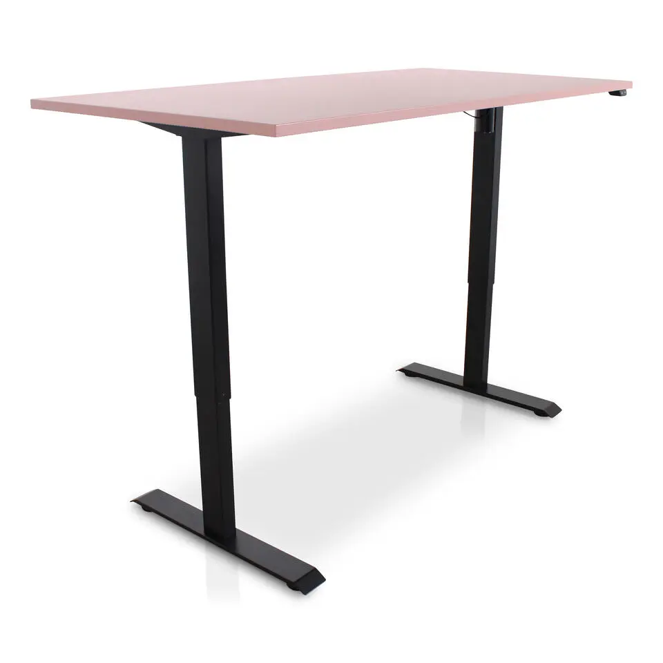 MRC EASY Zit-Sta Bureau – Elektrisch Verstelbaar – 160x80 cm – Blad Dusty Rose