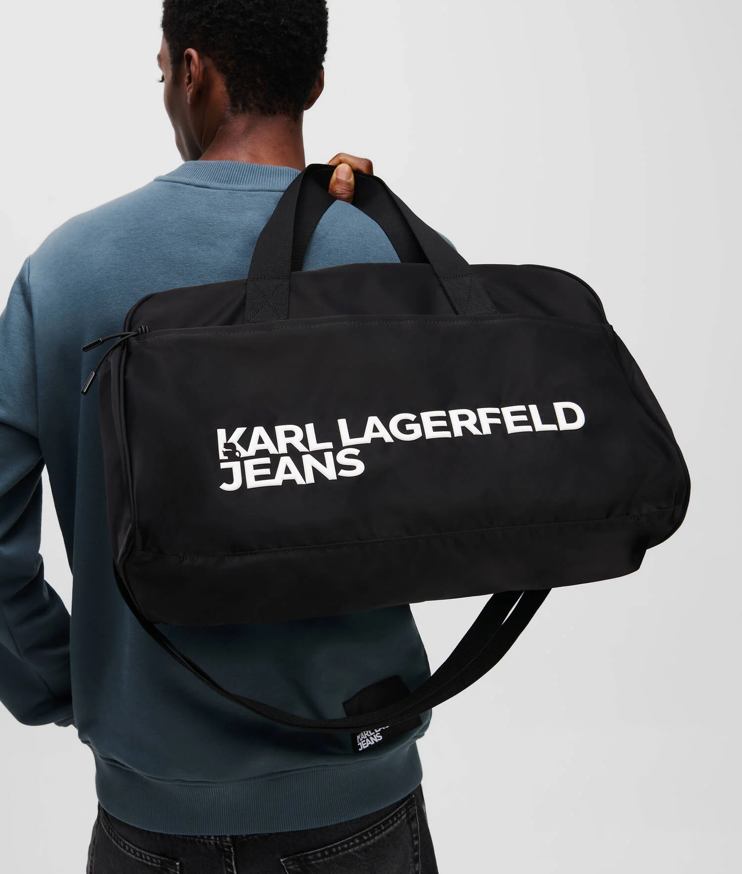 SAC DE SPORT EN NYLON - Noir