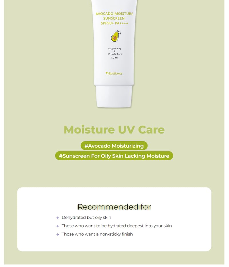 Bellflower - Avocado Moisture Zonnebrandcrème