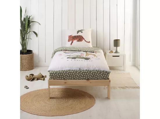 Caradou® Jungle - Couchage enfant prêt à dormir 3 en 1 - 90x190cm