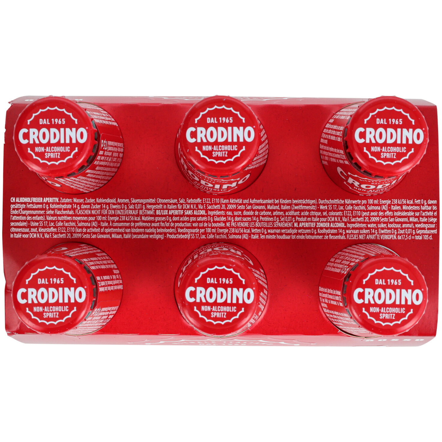 Crodino Rosso alkoholfrei 6x17.5cl -105cl