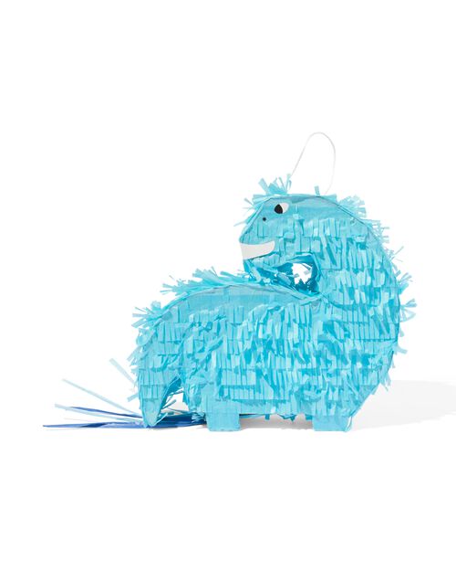 piñata dino bleue