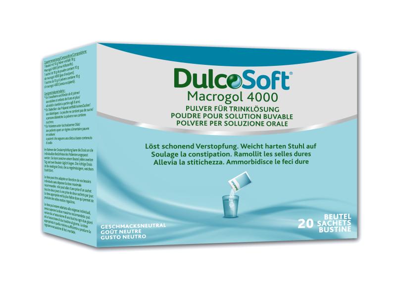 DulcoSoft Macrogol 4000 Pulver 20 Beutel Trinklösung gegen Verstopfung