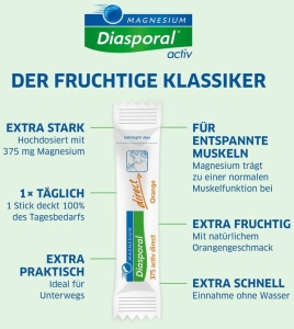 Diasporal Magnesium direct 60 Sticks Orange