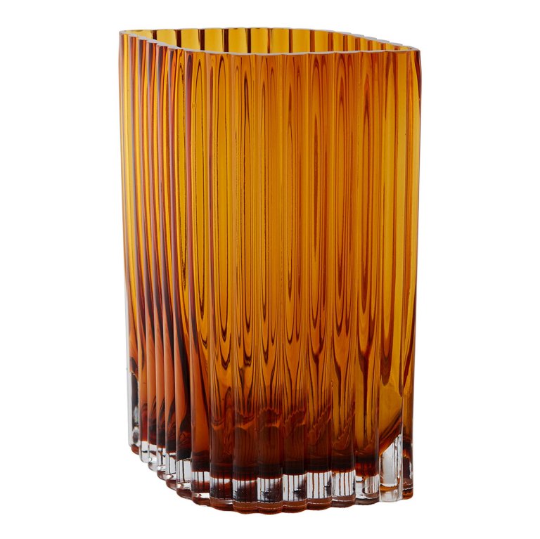 AYTM Folium vaas large amber