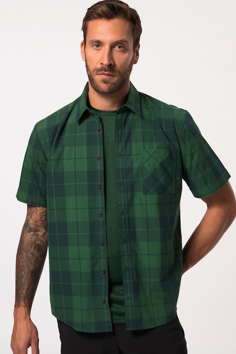 JAY-PI Karohemd, Outdoor, Halbarm, Kentkragen, Modern Fit