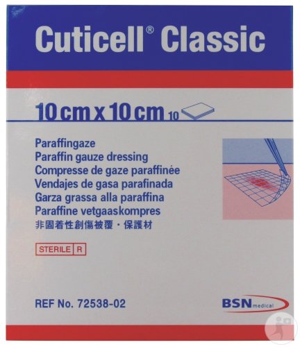 Cuticell Classic Compresse Gaze 10x10cm Pièces 10 (7253802)