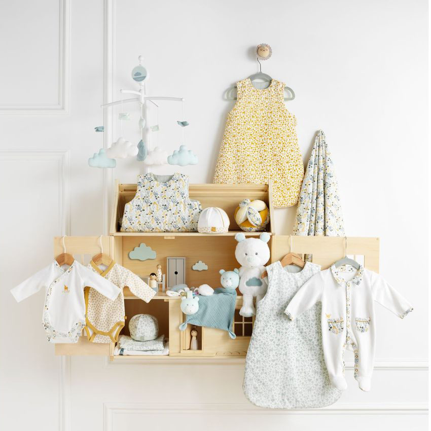 Trousse de toilette + carrés en éponge - Promenons nous