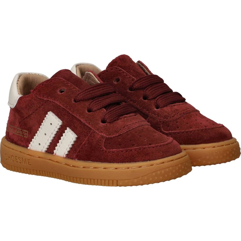 Shoesme Veterschoenen Rood Jongens