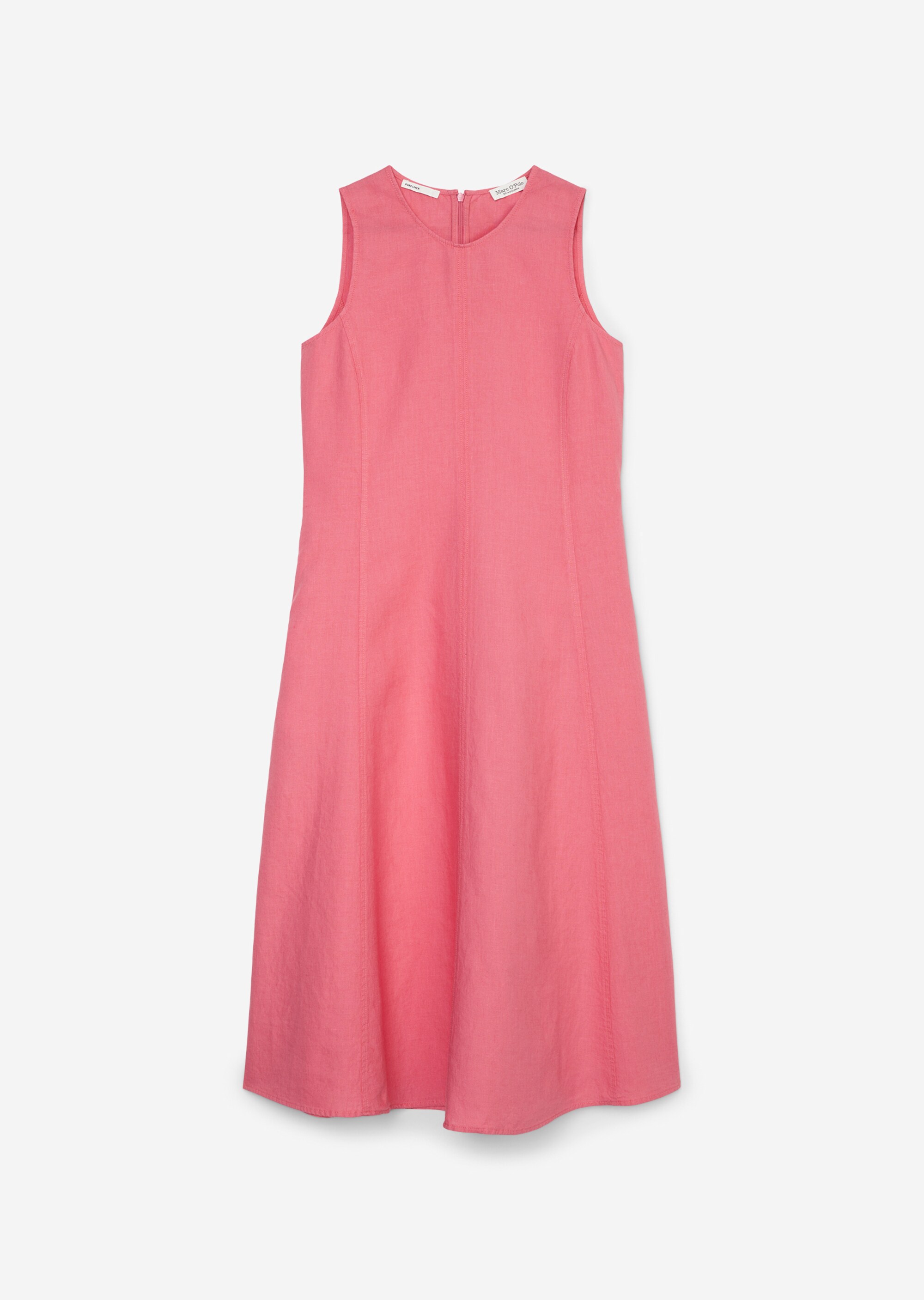 Leinenkleid fitted A-Shapeaus sommerlich leichter Ware