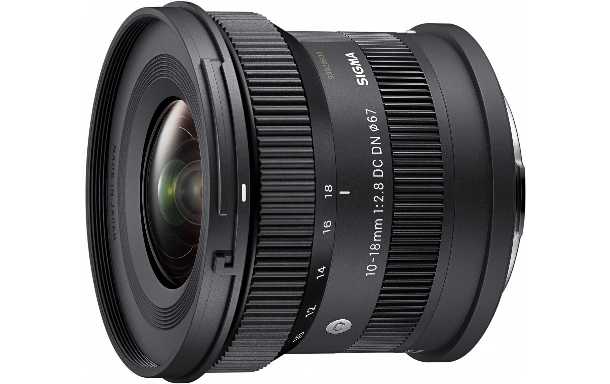 Zoomobjektiv 10-18 mm F2.8 DC DN C Sony E-Mount<br>Ultra-Weitwinkel-Zoom für APS-C Kameras