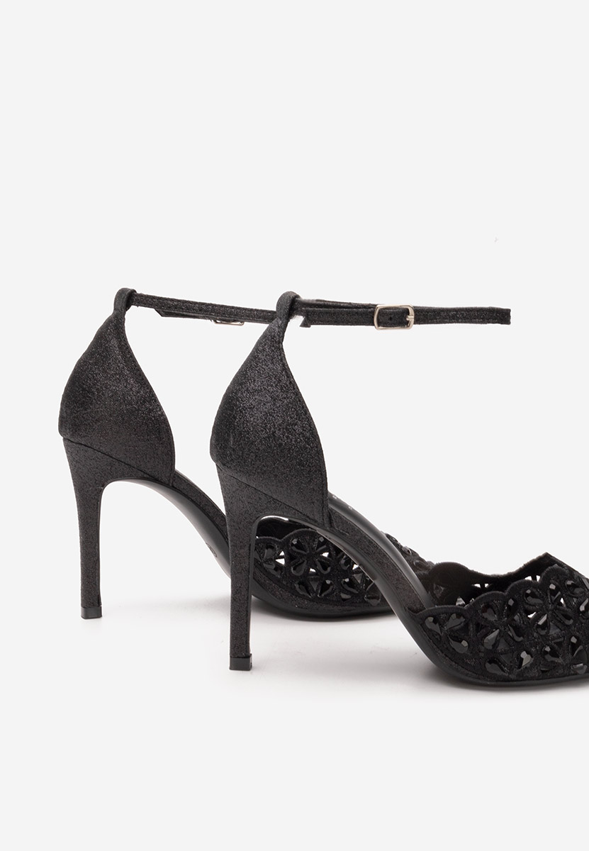 Chaussures stiletto noirs Kasey