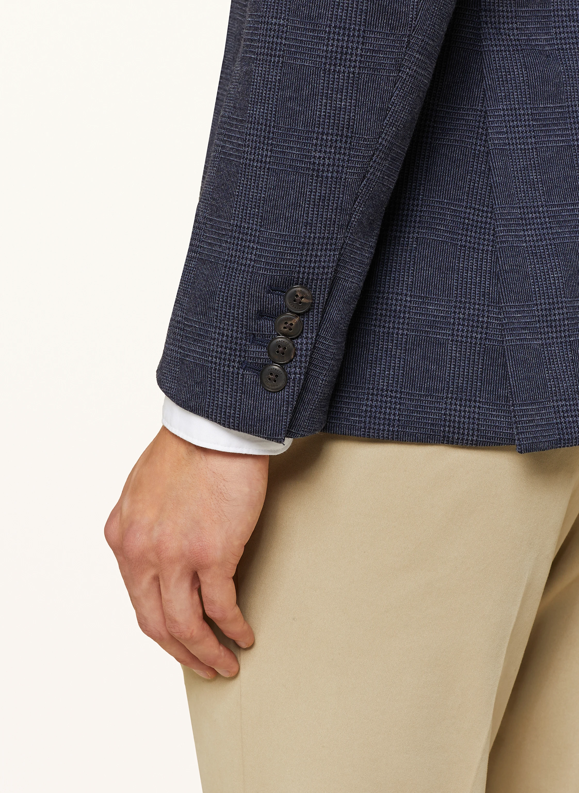 HACKETT LONDON Flanellsakko Extra Slim Fit mit herausnehmbarer Blende