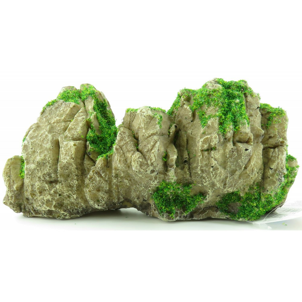 Décoration aquarium. Moza roche montagne. Taille 19 x 6 x 9 cm.