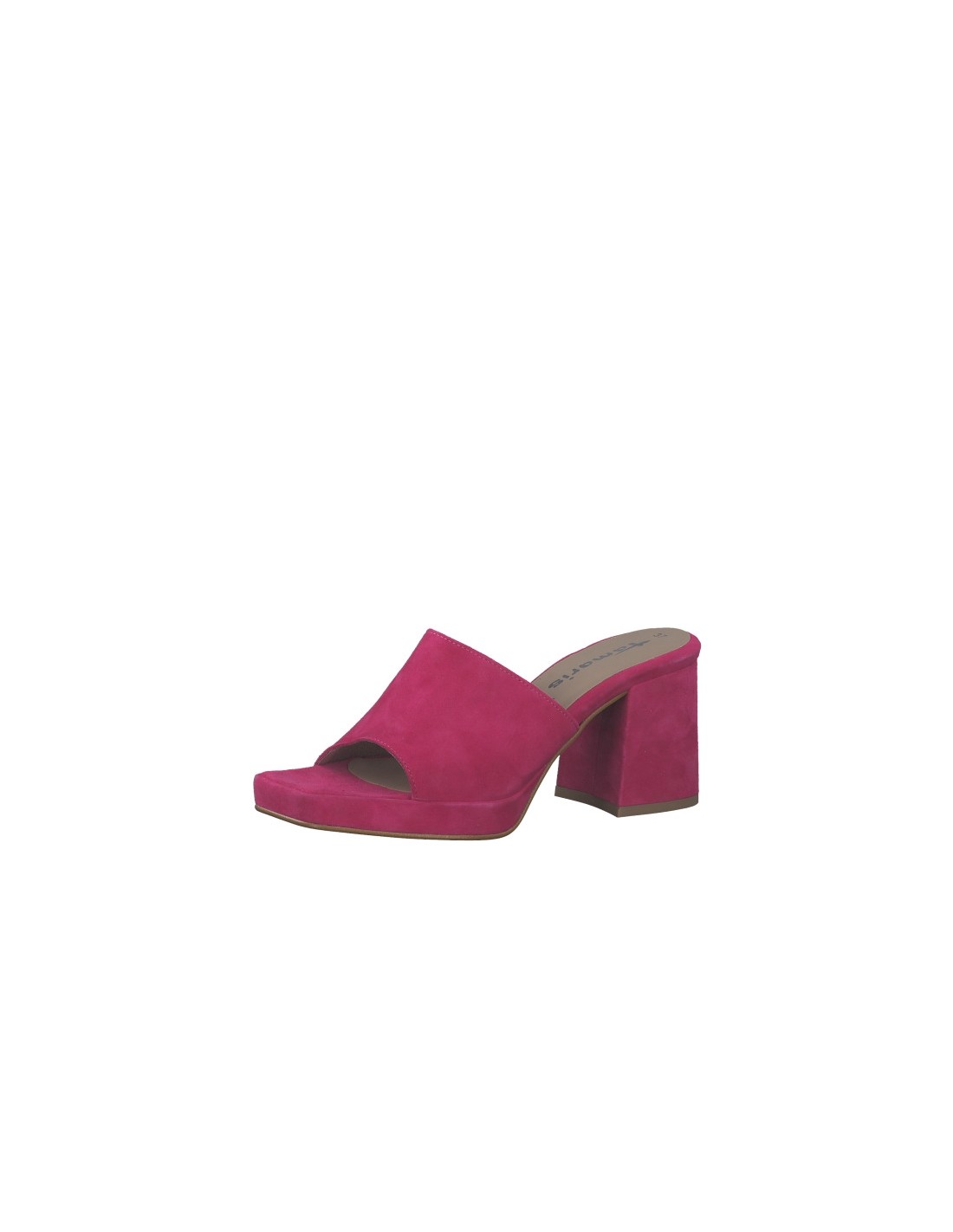 tamaris Mules à Talon femme 27222-20 513 cuir Fuchsia