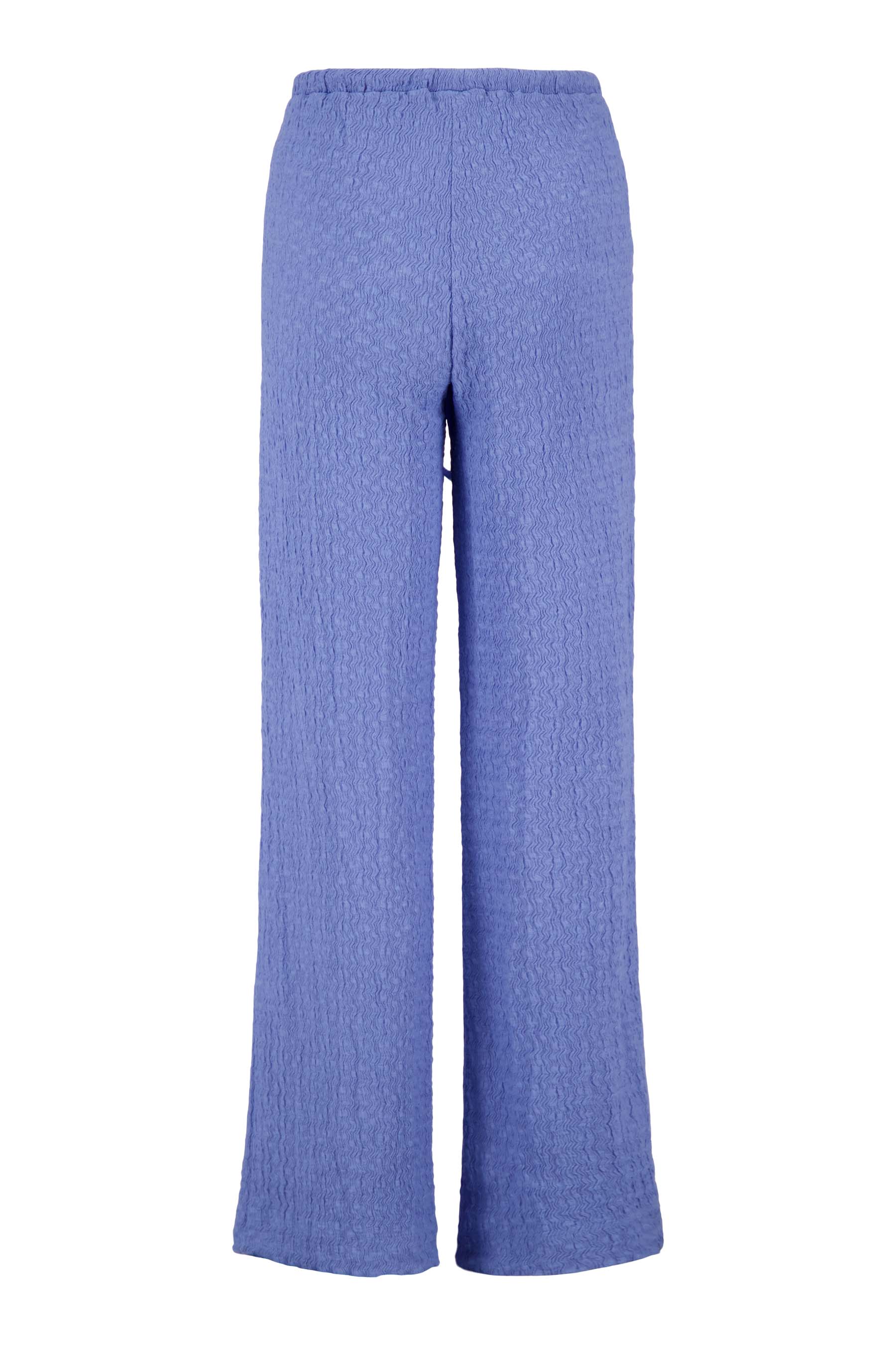 broek van crinkle stof