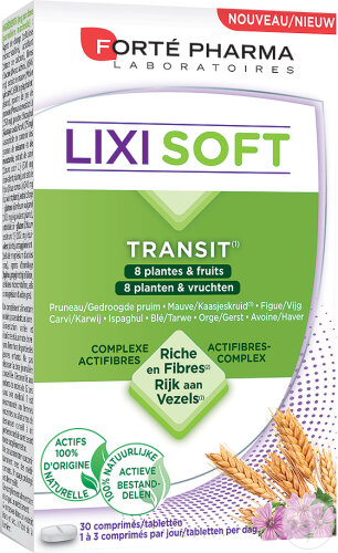 Forté Pharma Lixisoft Transit 30 Comprimés