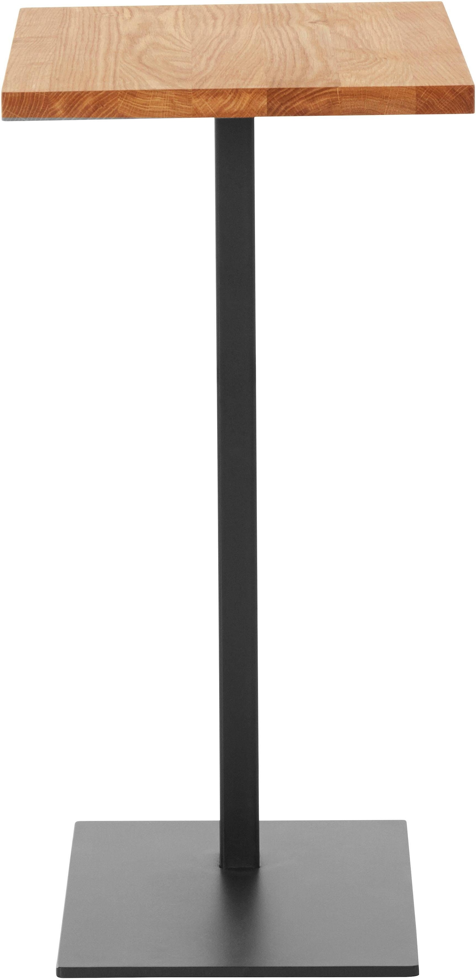andas Beistelltisch »Coprosa« Masse (B/T/H): 32/43/65 cm,  aus Eichenholz, FSC® zertifiziert, stabiles Metallgestell, Höhe 65 cm