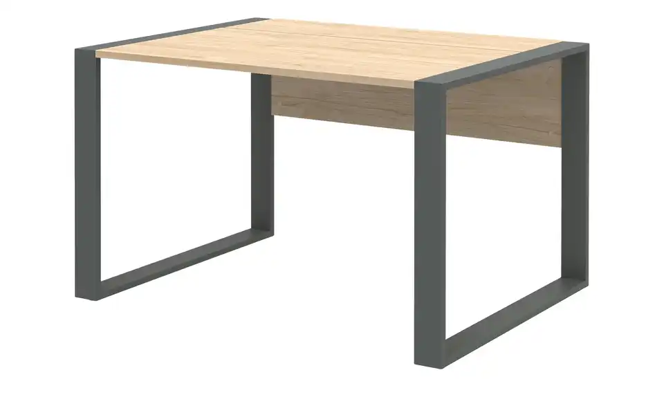 Schreibtisch Kasai 120x80 cm Eiche (Nachbildung), Anthrazit