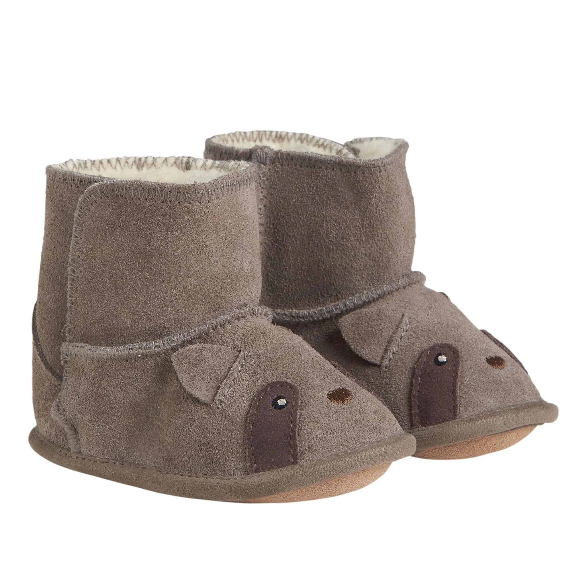 En Fant Botte Animal Suède Pointures 18-23