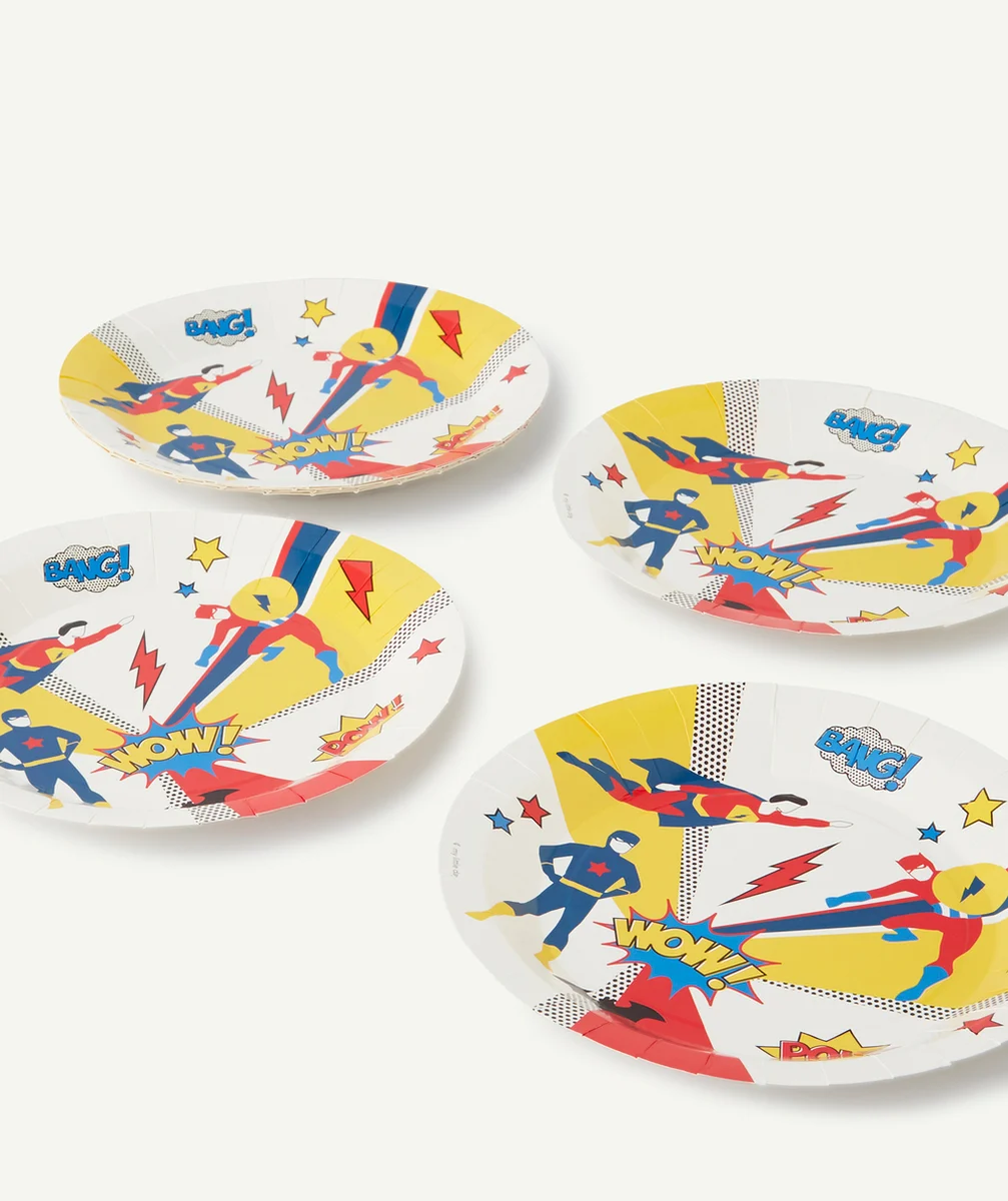 MY LITTLE DAY8 ASSIETTES SUPER HÉROS