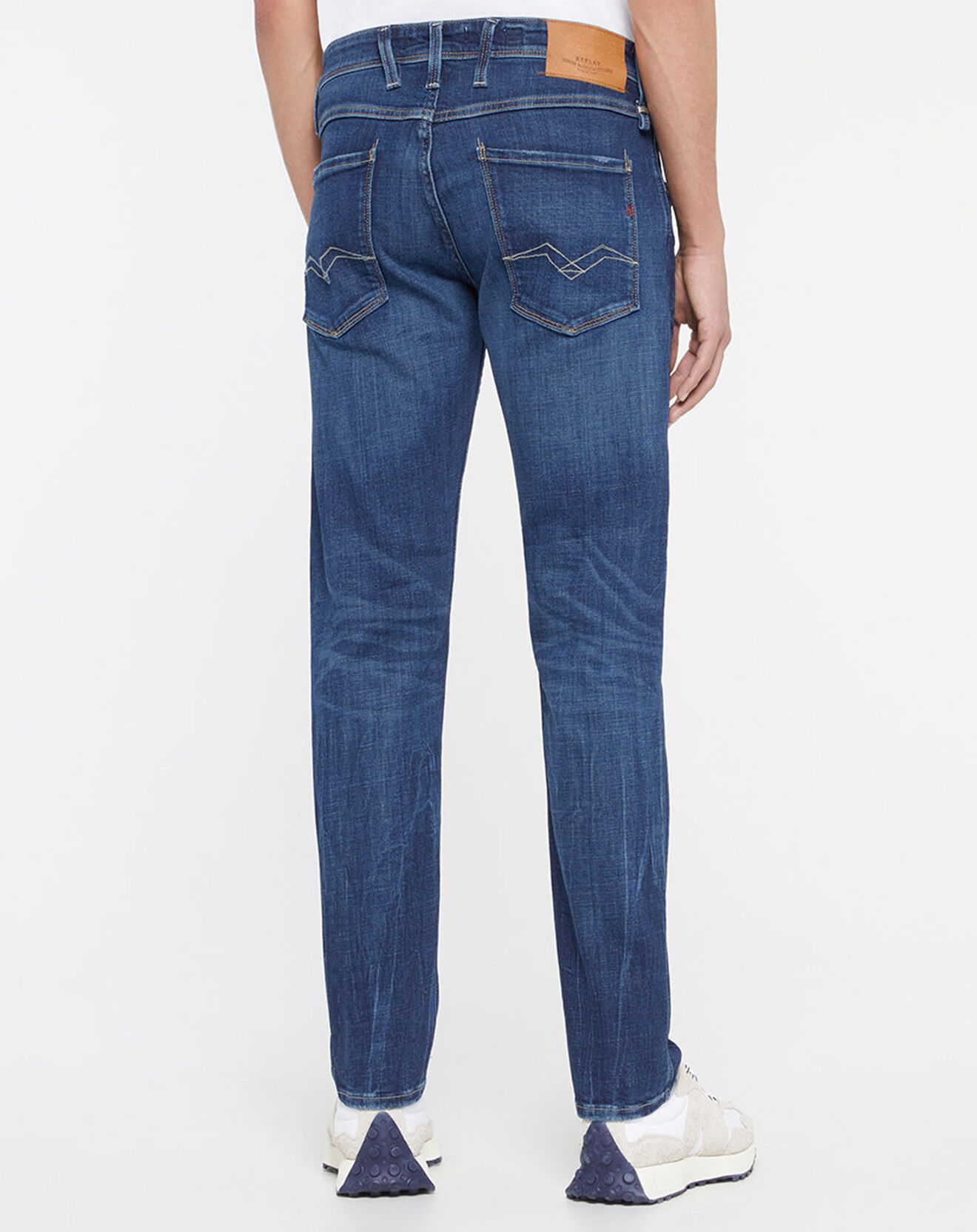 Replay Jean Replay Aged Eco bleu foncé