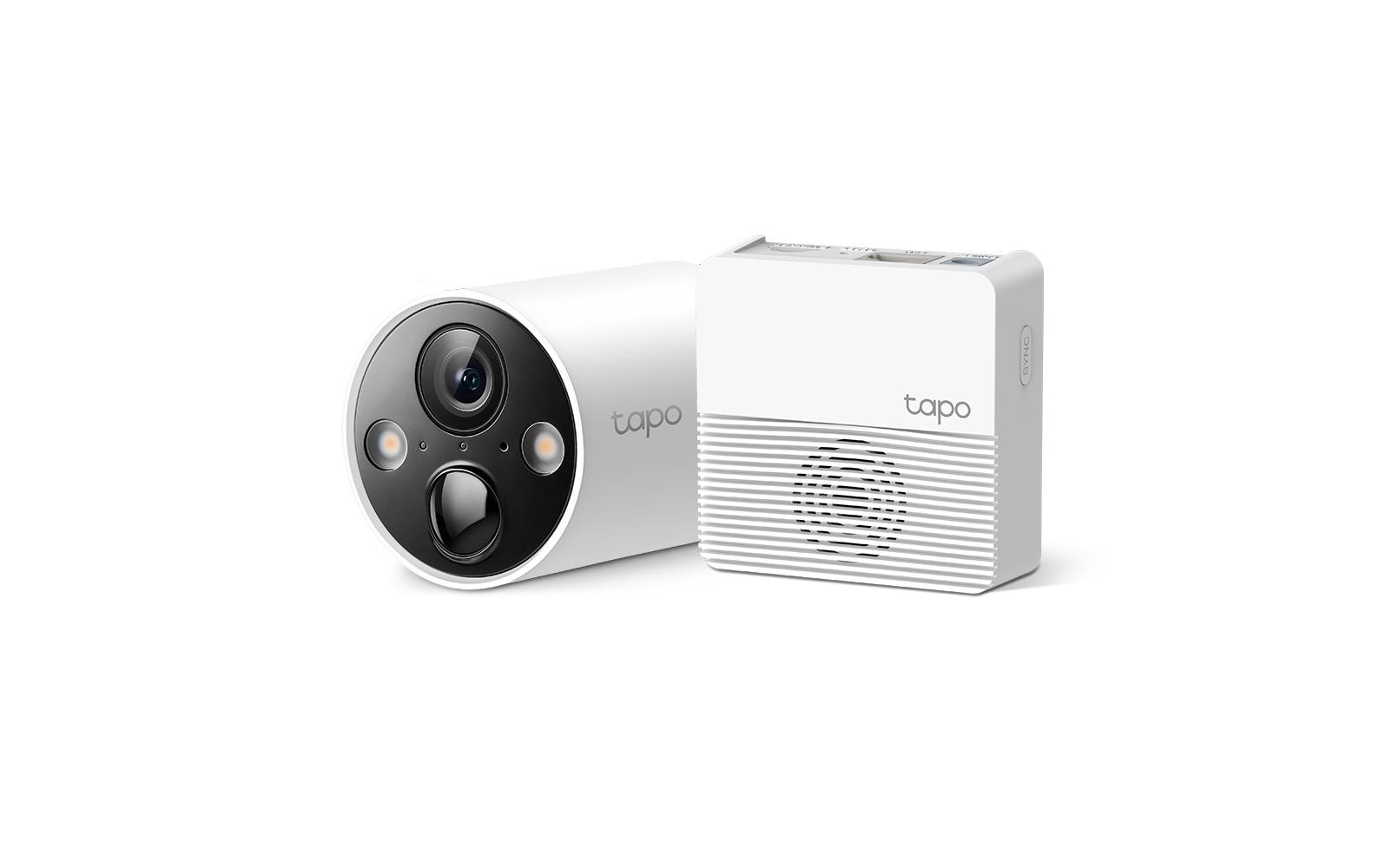Überwachungsset Tapo C420S1Überall installieren mit langer Batterielebensdauer Smart Wire Free Security Camera System