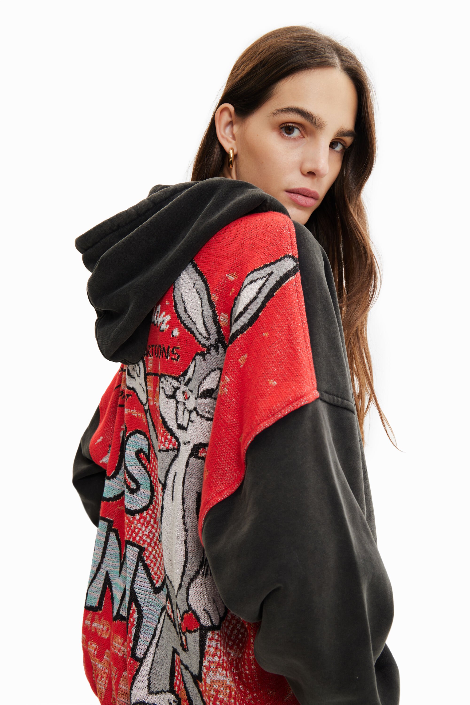 Sweat-shirt oversize Bugs Bunny