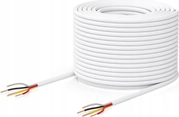 Ubiquiti - Bulkkalbel - 36 V - 152.4 m - plenum, solide ledere - hvid