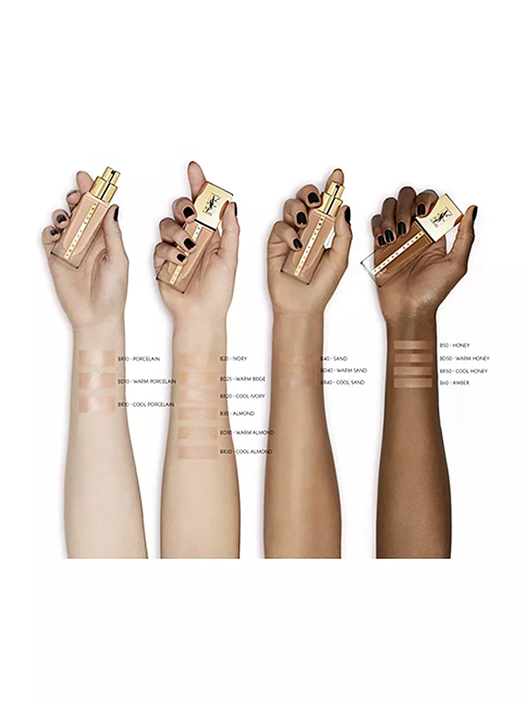 YVES SAINT LAURENT Touche Éclat Le Teint Foundation ( BD40 Warm Sand )  camel