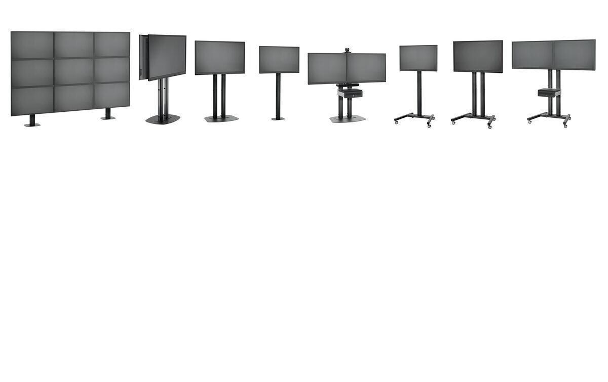 Bodenplatte PFF 7020 Silber<br>PFF 7020 Bodenplatte für Vogel's Connect-it System