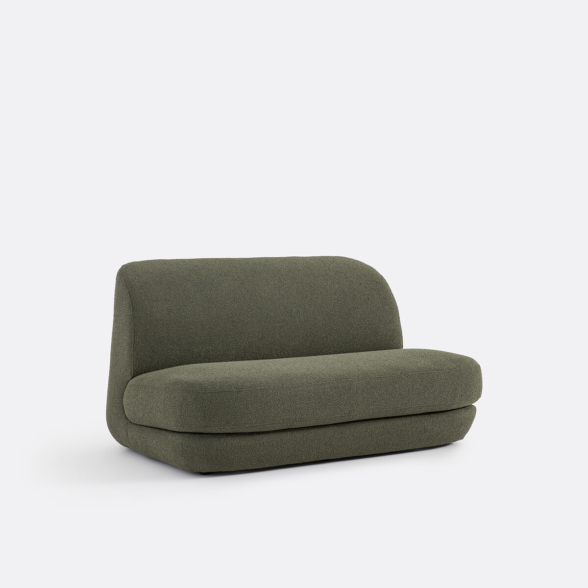 LA REDOUTE INTERIEURS<br>Sofá de 2 lugares, tecido bouclé fino Lega