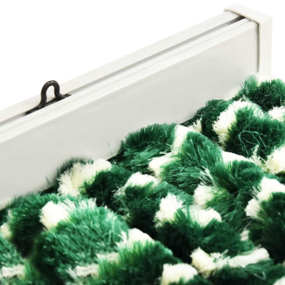 Moustiquaire vert et blanc 100x220 cm chenille