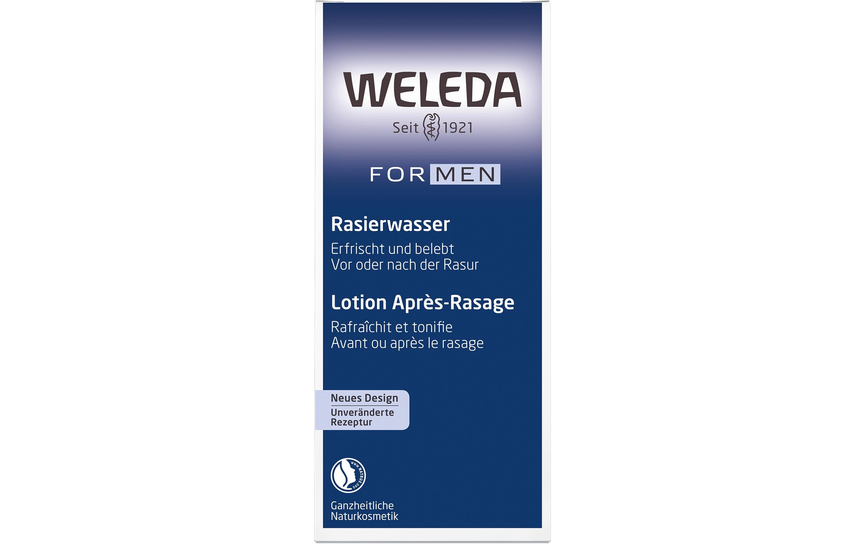 Rasierwasser For men 100 mlPre- und Aftershave erfrischt und belebt vor und nach der Rasur